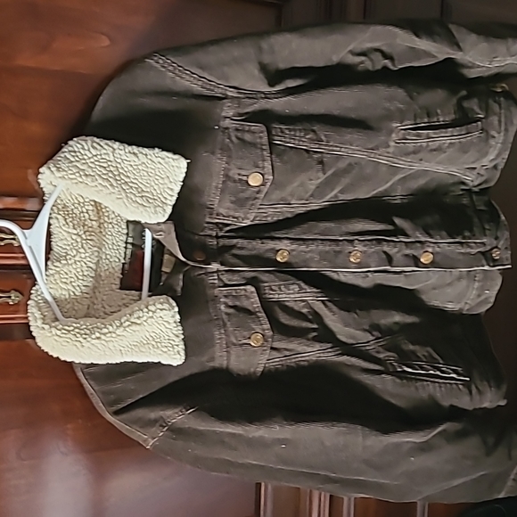 Old Navy Vintage Corduroy Sherpa Jacket Size M - Picture 1 of 4